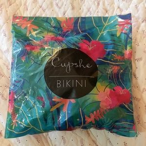 Red One Piece Swimsuit with Crochet Detailing